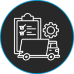 Icon showcasing fleet health scoring system for proactive maintenance.