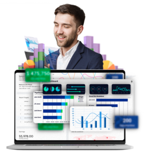 Pipeline 360° dashboard displayed next to heavy equipment, showcasing real-time AR remote support for equipment dealers.